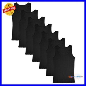 Slim Fit Cotton Rib Knit Tank Top Multipack, Layering Essential